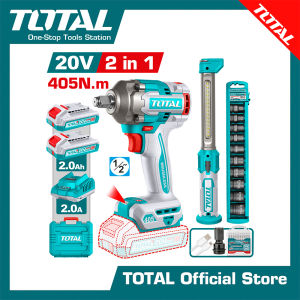 TOTAL 2 Pcs Cordless combo kit TOSLI23056