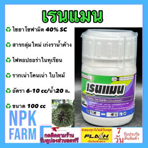 เอราวัณ เรนแมน ไซยาโซฟามิด ขนาด 100 ซีซี กำจัดเชื้อรา ราน้ำค้าง รากเน่าโคนเน่า ไฟทอปเทอรา ใบลาย ใบจุด ใช้ในทุเรียน พืชผักทุกชนิด สูตรใหม่ ทนฝน