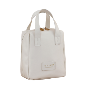 ROZEL Tas Komestik Portable Travel Friendly / Tas Perawatan Kulit Wajah Kapasitas Besar dan Tinggi / Tas Komestik Skincare Model Handbag Estetik