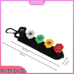 🎀ZTOYL✨ Đa chức năng áp lực cao Máy giặt lời khuyên thiết lập với vòi phun chủ 5 7 vòi phun lời khuyên 1 4 inch nhanh chóng kết nối DIY phụ kiện