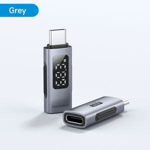 Hagibis LED Display 240W USB C Adapter Type C to USB C USB4 Connector  USB-C Male To USB-C Female Adapter 40Gbps 8K60Hz For Thunderbolt 4/3 iPhone 16/15 Pro Tablet Macbook Pro