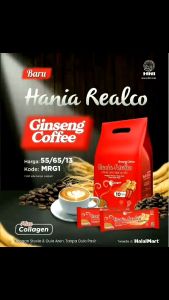 Hania Realco Ginseng Coffee HNI Ori BPOM