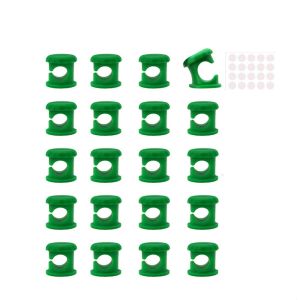 ETIONS 20Pcs Wall Fixture Plant Climbing  Clips Self-Adhesive Invisible Rattan Clamp Fixator Universal Reusable Vine Buckle Hook Flower