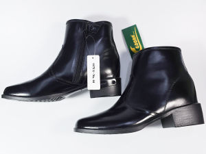 รองเท้าราชการ รองเท้าฮาร์ฟ Cobra หนังแท้ขัดมัน 0075S+หนังแก้วเงาวับ 0075B ของ Thai 100%