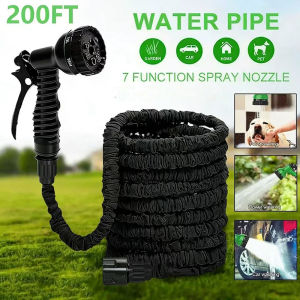 Expandable Magic Hose High-Pressure Car Wash Cleaning Water Home Garden Watering Water Pipes Gardening Supplies 25FT-100FT