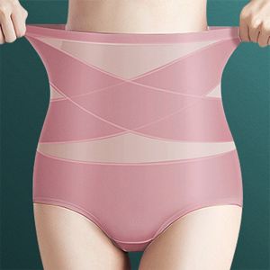 ผู้หญิงเอวสูงผ้าไหมน้ำแข็ง Shapewear Seamless BUTT Lifter Tummy ควบคุมหน้าท้องเอว Slimming Shapewear Girdle บางหน้าท้องสะโพกชุดชั้นใน