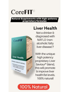 CoreFit Liver Support Detox Supplement 60 Capsules 508mg Blend
