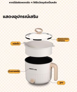 （ไทย） XIAOMI เครื่องต้มไข่ เครื่องต้มไข่อัตโนมัติ เครื่องต้มไข่ไฟฟ้า Electric Egg Cooker Food & Vegetable Steamer Maker หม้อต้มไข่อัตโนมัต หม้อนึ่งไข่ หม้อต้มไข่ อัตโนมัติทั้งหมด ตั้งเวลาอัจฉริยะ มี 6 โหมด ปิดเครื่องอัตโนมัติ