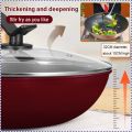 Titanium Pots and Pans Easy to Wipe Clean Frying Pan Easy to Operate Easy to Clean Non-sticky. 