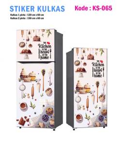 Stiker Kulkas 1 Pintu dan Sticker Kulkas 2 Pintu Cake