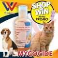 Mycocide Antifungal and Antibacterial Shampoo for Dogs Cats and Horse 150ml Mycocide antifungal shampoo for dogs. 