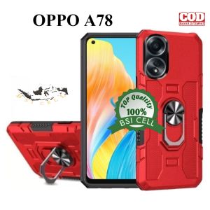 OPPO A78 (CPH2565) CASE ROBOT HIT EYE RING STANDING CESING BELAKANG-CASE PENUTUP HEADPHONE OPPO