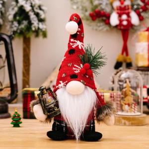Gnome Doll Christmas Decorations Festive Atmosphere Charming Design Christmas Tree Ornament Festive Cheer Home Ambiance