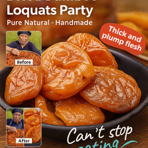 Dried Pei Pa Koa With Bamboo Salt Dried Loquat Pure Natural Nucleus Free Casual Snacks No Additives Dried Loquat  纯天然云霄竹盐枇杷干