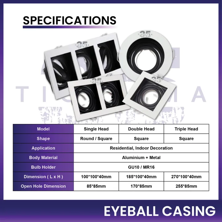 LED%20Eyeball%20Casing%20/%20Fitting%20GU10%20MR16%20Spotlight%20Downlight%20LED%20Casing%20Single%20Double%20Triple%20Head%20LED%20Casing%20Fixture%20-%20Image%202