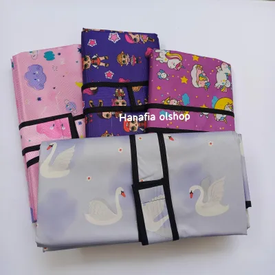 KARPET TIKAR PIKNIK UK 120X150CM TIKAR LIPAT MICROSATIN TIKAR LIPAT PIKNIK WATERPROOF PRAKTIS STANDAR MURAH