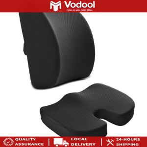 High-Density Memory Foam Car Seat Support Cushion for Enhanced Comfort in Vehicles Office and Travel in Beige