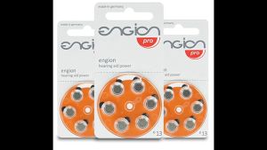 ENGION Hearing Aid Battery Button Cells Zinc Air 1.4v 4 Channels