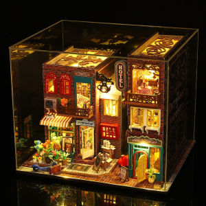 Scarborough 斯卡布罗 ES009 with Light/Anti-dust cover DIY Miniature Doll House - English manual