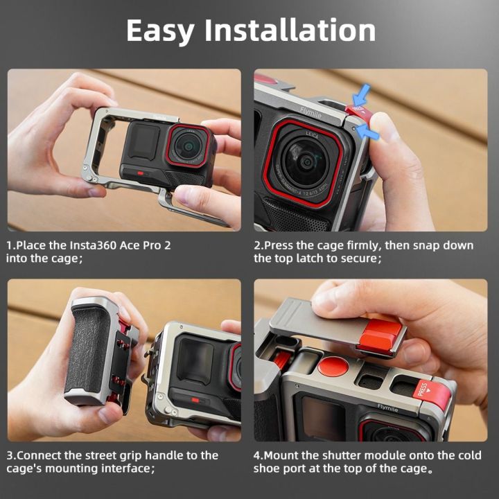 LUMINOU%20Quick%20Release%20Xplorer%20Grip%20Kit%20Camera%20Frame%20Shutter%20Button%20Aluminum%20Alloy%20Camera%20Grip%20Handle%20%20Protective%20StreetGrip%20Vlog%20Holder%20for%20Insta360%20Ace%20Pro%202/Ace%20Pro%20Camera%20Accessories%20-%20Image%204