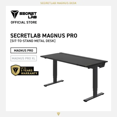 Secretlab MAGNUS Pro (1.5ม.) — โต๊ะปรับระดับไฟฟ้า โต๊ะคอม โต๊ะทำงาน (พร้อมช่องเก็บสายในตัว)