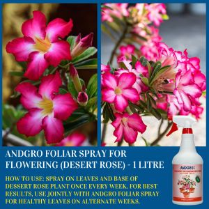 ANDGRO Foliar Spray for Flowering - Desert Rose (Carton Deal 1000ml x 6 Bottles)