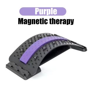 Back Stretcher Lumbar Support Corrector Adjustable Massager Back Stretcher Relieve Pain Relax Tool Magnetic Therapy Lumbar Reliever Back Spine Straightener 腰椎矫正器