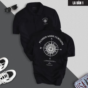Áo Polo Nam POLOMAN Hình La Bàn Chất Cá Sấu CVC Thoáng Mát Sang Trọng Phong Cách Phiêu Lưu