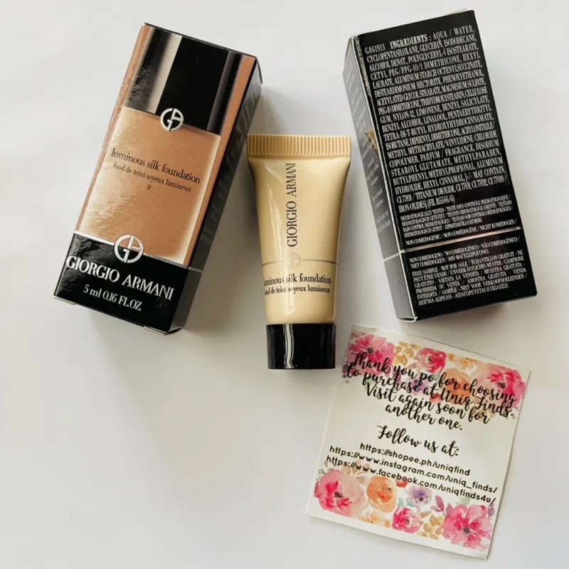 COD Giorgio Armani Luminous Silk Foundation Shade 9 Sample Size