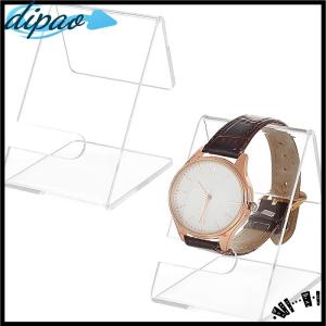 【dipao】 Acrylic Watch Display Stands Clear Watch Holder Organizer Jewelry Watch Rack Single Watch Display Holder Showcase