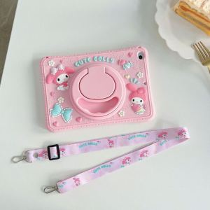 CASE MOTIF OPPO PAD SE 11 INCH / OPPO PAD AIR 10.36 INCH 2022 CASING TALI SELEMPANG COVER KIDS 360 STANDING