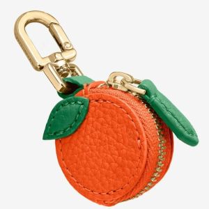 OOG Cherry Fruit Shape Coin Purse Cute Strawberry PU Leather Pendant Change Bag Wallet Earphone Bag Women