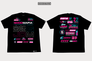 NEON DRIFT - V165 - GOODMAFIA - JDM COLLECTION - PREMIUM BLACK ONLY Menswear