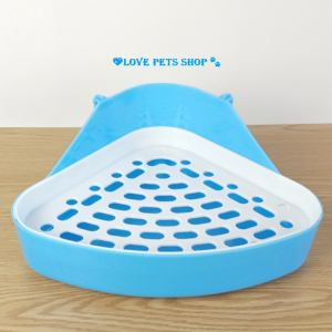 Khay vệ sinh cho thú cưng nhỏ hình tam giác (mẫu mới) - Love pets shop
