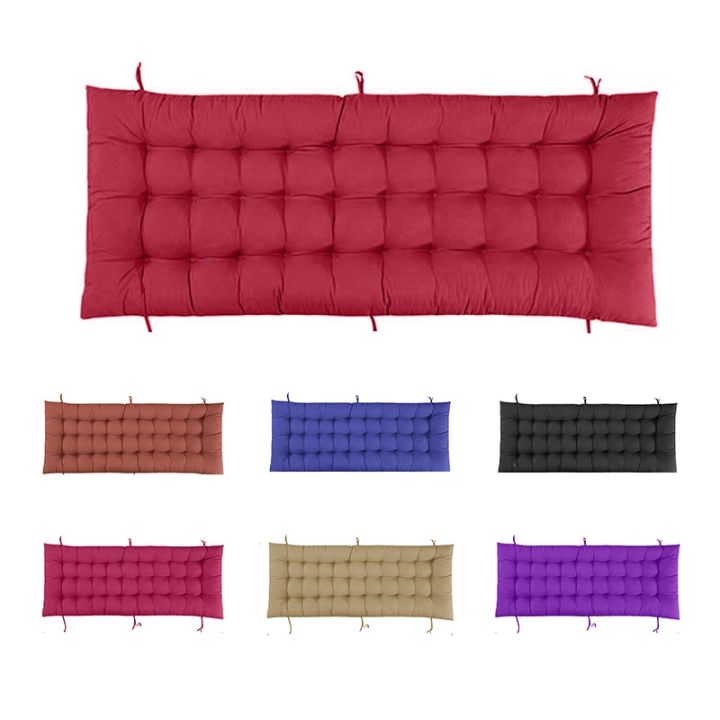 【Ready Stock】Thicken Solid Wood Bench Cushions Non Slip Patio Long Chair  Cushion Rocking Chair Mat Indoor Outdoor Seat Cushion Sofa Pad (19x59inch) 
