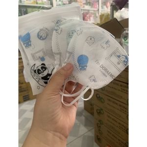 Set 10 Khẩu Trang Cho Bé 1- 5 Tuổi Gấu Du Du Khẩu Trang Trẻ Em 3D Ngăn Bụi Mịn Kháng Khuẩn Tốt