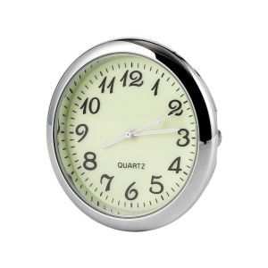 Đồng Hồ Thạch Anh Điện Tử Xe Hơi Đồng Hồ Gắn Bảng Điều Khiển Nội Thất Ô Tô Dạ Quang Có Lỗ Thoát Khí Điều Hòa 43MM