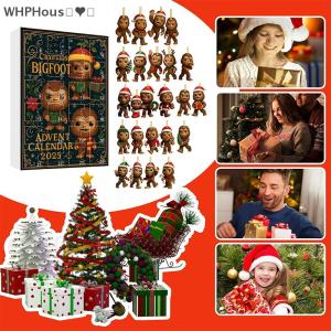 WP💓💛💖 Bigfoot Edition Advent Calendar 2025 24 Unique Sasquatch Ornaments Advent Calendar 2025 Bigfoot Advent Calendar