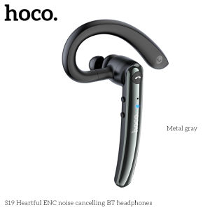 Hoco S19 Tai Nghe Không Dây BT 5.0 ENC Giảm Tiếng Ồn Tai Nghe Mic Kép Trái Phải Móc Tai Đơn Tai Nghe Rảnh Tay 2026