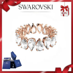 🔥Swarovski🔥Rose Gold series Womens Fashion {new style} Ring Brillouin-cut white crystal gemstone Vittore ring Birthday Gift Valentines Day Gift