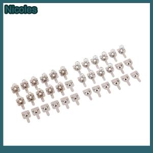[Nicoles] 10pair 9x9mm Replacement Metal Batteries Spring Contact Plate For AAA