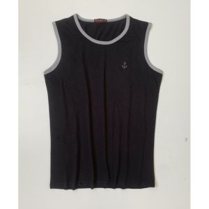 Áo sát nách phối viền thun cotton nam co giãn 4 chiều – áo ba lỗ thun thể thao nam chất mát thấm hút mồ hôi