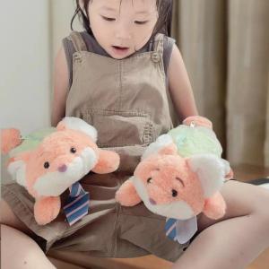 YAFEN Cute Cartoon Animal Plush Doll Pencil Case Creative Stationery Storage Bag Large Capacity Student Portable Pencil Case