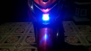 Vahid biled E19 lampu motor lampu mobil | led projector 2 inch versi kotak blue lens