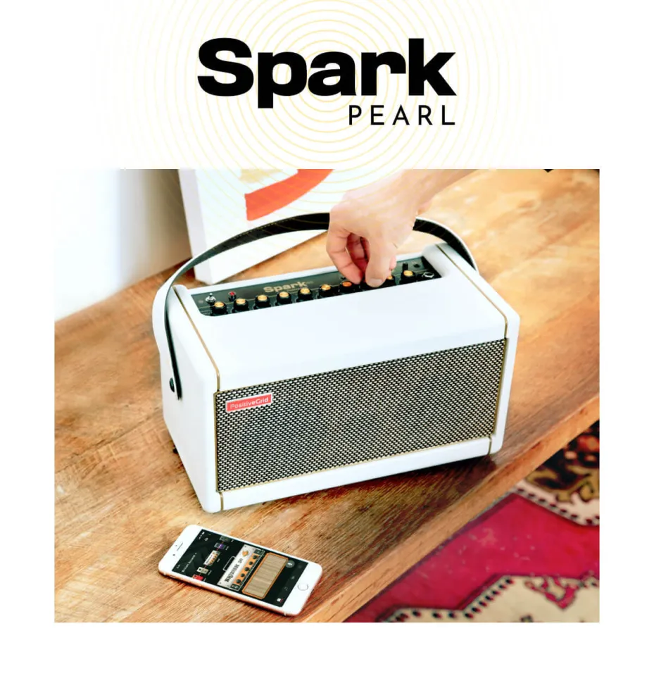 Positive Grid Spark 40 Pearl ホワイト 限定カラー（Positive