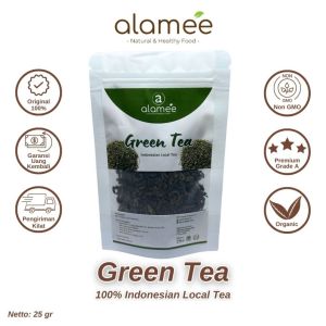 ALAMEE Teh Daun Jati Cina 5gr Chamomile Bunga Telang Rose Bud Earl Grey Flower Tea Dried Organic