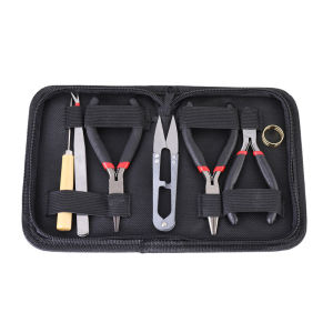 Professional Jewelry Pliers Set 8pcs Complete DIY Handmade Tool Kit with Scissors for Beading & Craft