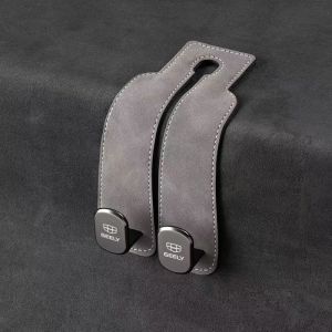 Car Hook for Car Interior Car Accessories Bag Hook Holder Double Hook for Benz Audi Toyota Leather Small Hook Car Hook