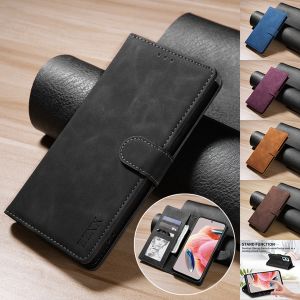Wallet Skin-friendly Card Slot Stand Magnetic Flip Leather Case For Xiaomi Redmi Note 12S 12 Pro Plus 11 Pro 11S 10S 9S 8T 7 52026