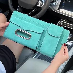 1 car sun visor storage multi-function sun visor hanging car tissue storage bag glasses storage artifact suitable for Suzuki SWIFT CIAZ XL7 CELERIO ERTIGA APV JIMMY CARRY